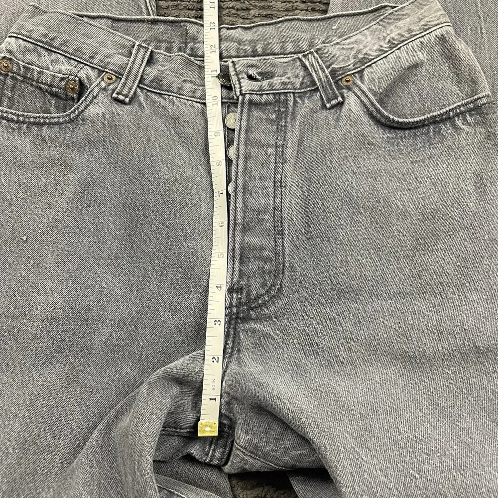 Vintage‎ Levi's 501 Women's 28x29 Jeans USA Made Black Gray Stonewash Denim 90s
